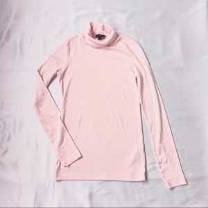 J Crew Pink Tissue Turtleneck